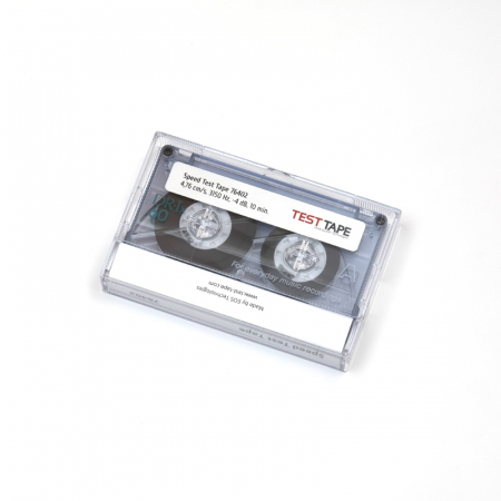 Speed Test Tape, 0.15″ (3,81 mm), 4,76 cm/s, 3150 Hz, ca. 10 Min., Art.-Nr. 76402