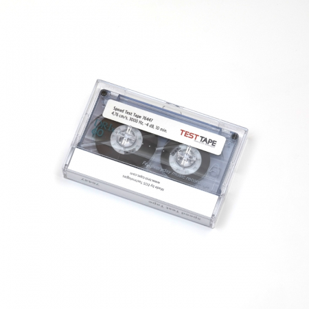 Speed Test Tape, 0.15″ (3,81 mm), 4,76 cm/s, 3000 Hz, ca. 10 Min., Art.-Nr. 76447